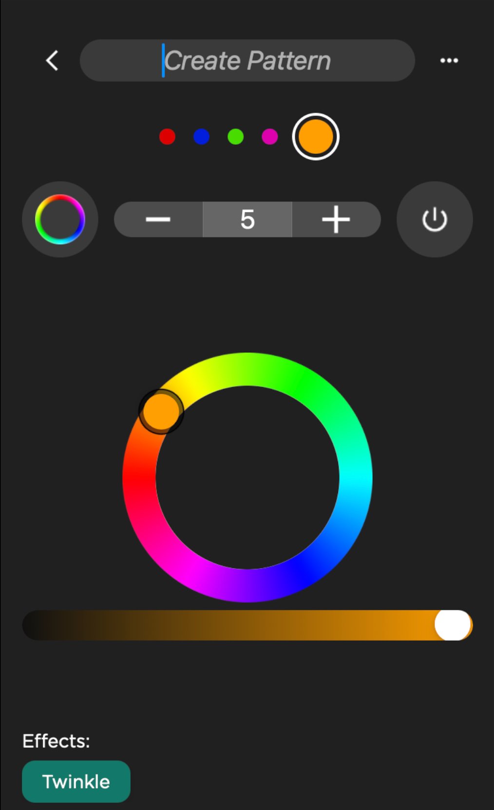 EverLights App Interface